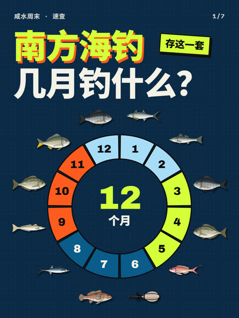 南方海钓几月钓什么？一张表看全年
